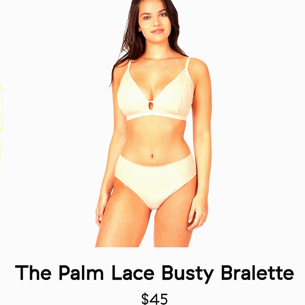 Wear Lively Palm Lace Busty Bralette
